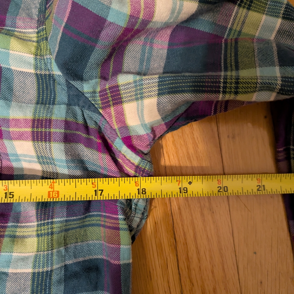 Plaid Multicolor Women's Shirt - Picture 3 of 5